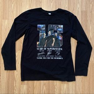 Super natural 15 anniversary long sleeve shirt